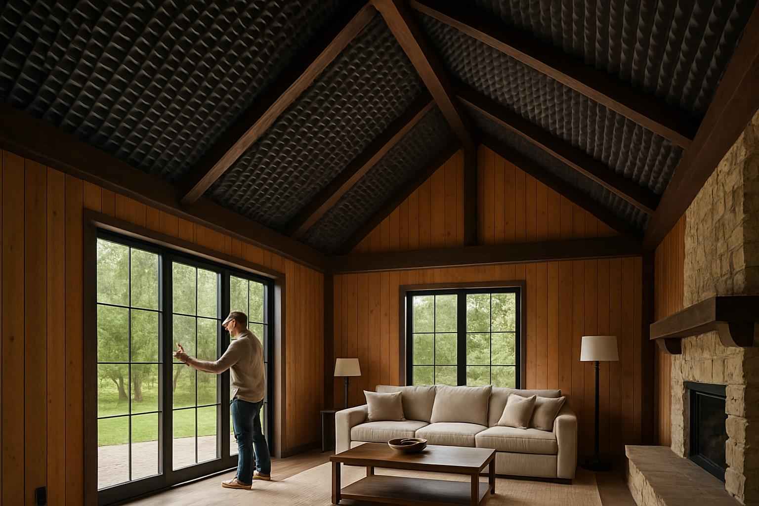 Barndominium Sound Control Foam in Ingram TX