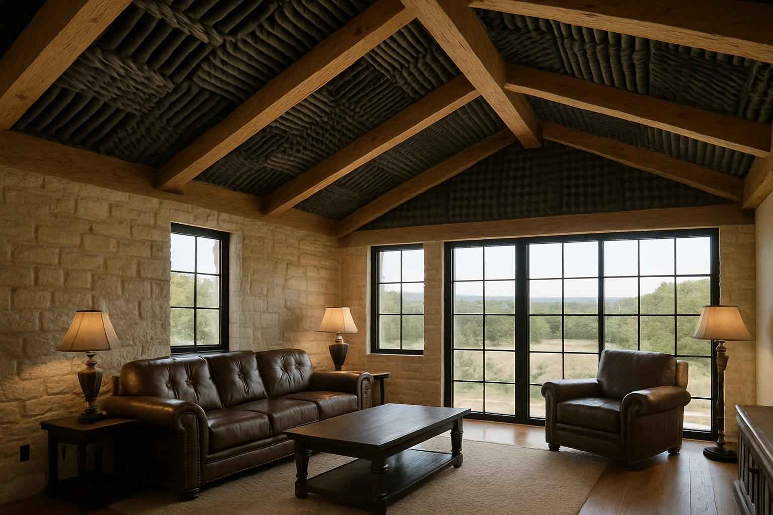 Barndominium Sound Control Foam in Sisterdale TX