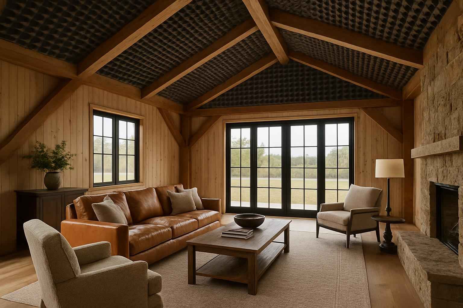 Barndominium Sound Control Foam in Waring TX