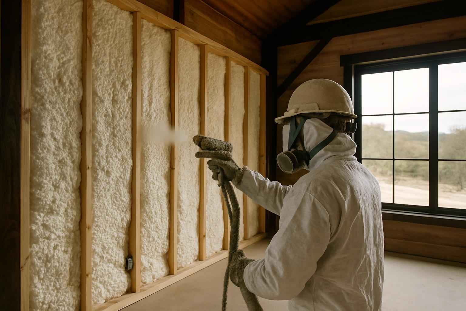 Barndominium Wall Insulation Service in Center Point TX