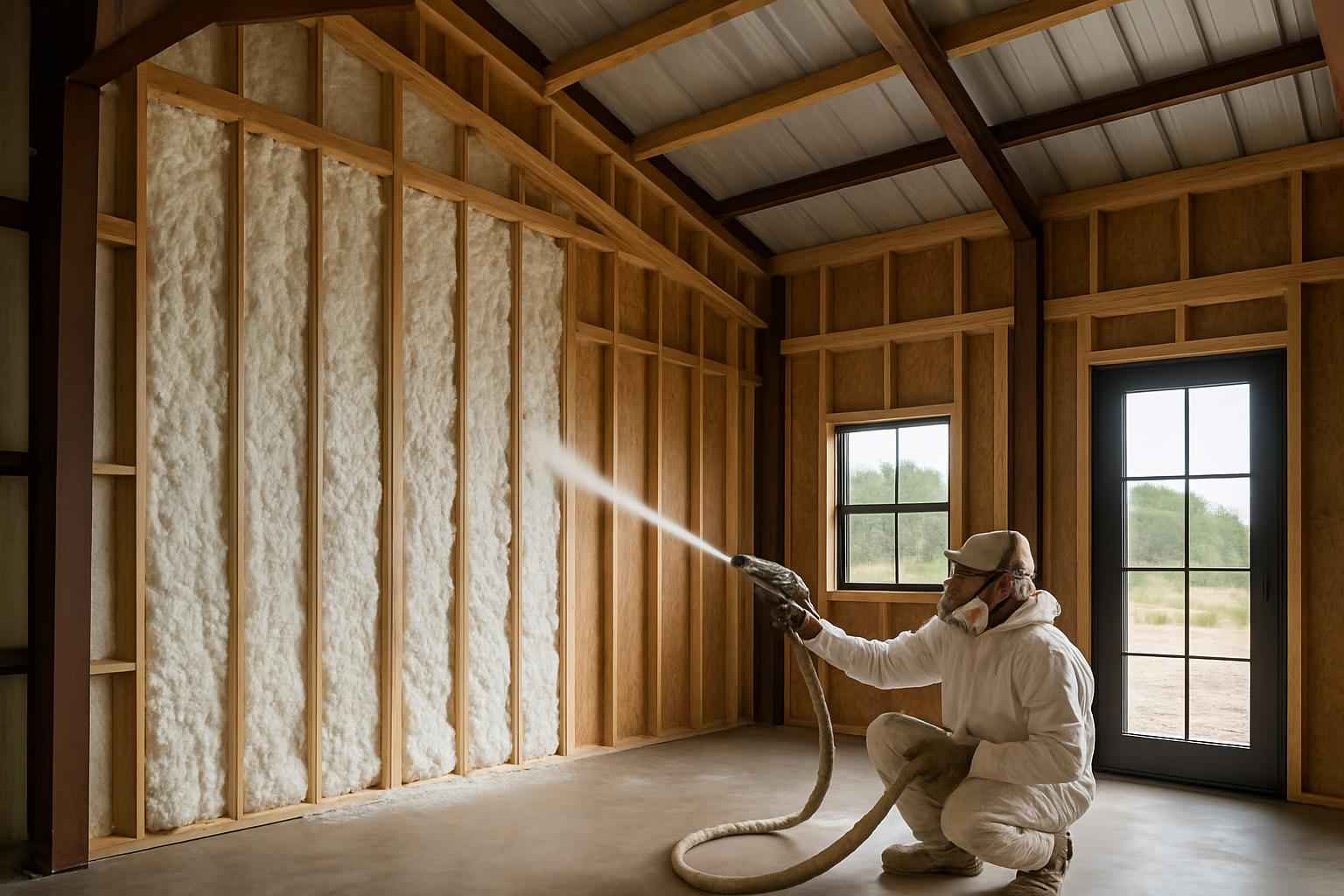 Barndominium Wall Insulation Service in Harper TX