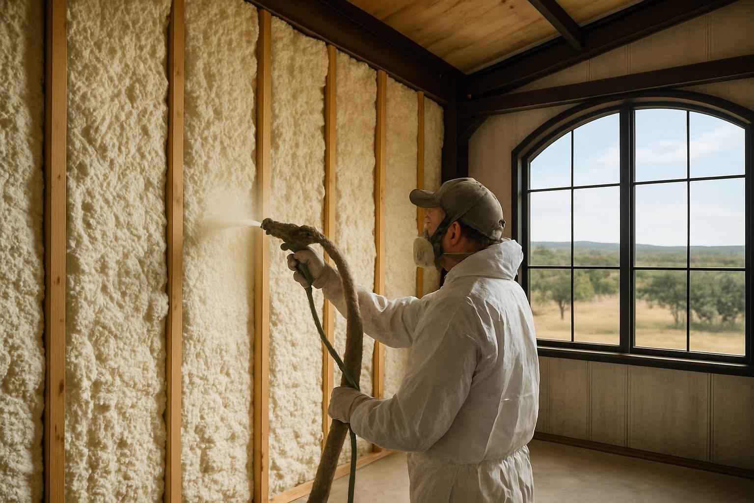 Barndominium Wall Insulation Service in Johnson City TX