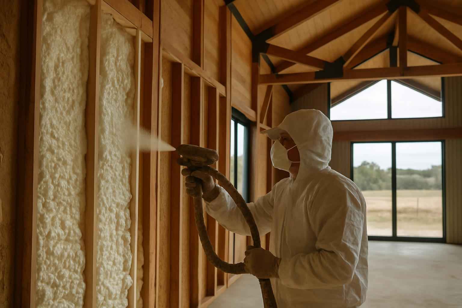 Barndominium Wall Insulation Service in Kendalia TX