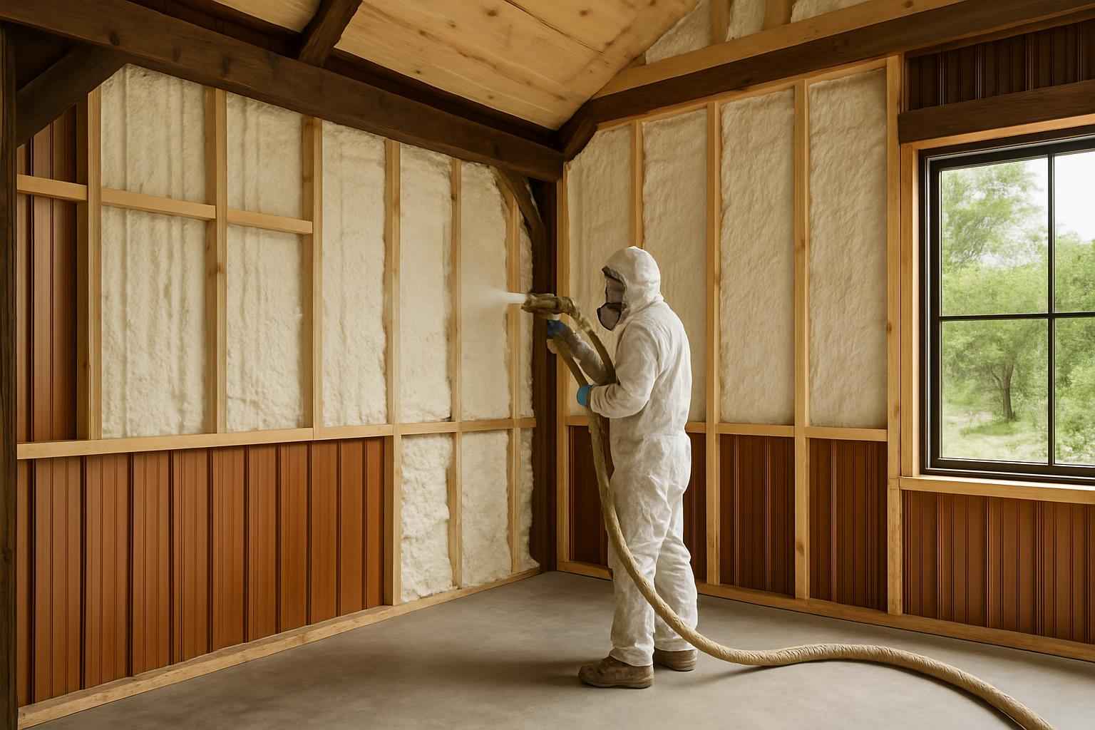 Barndominium Wall Insulation Service in Kerrville TX