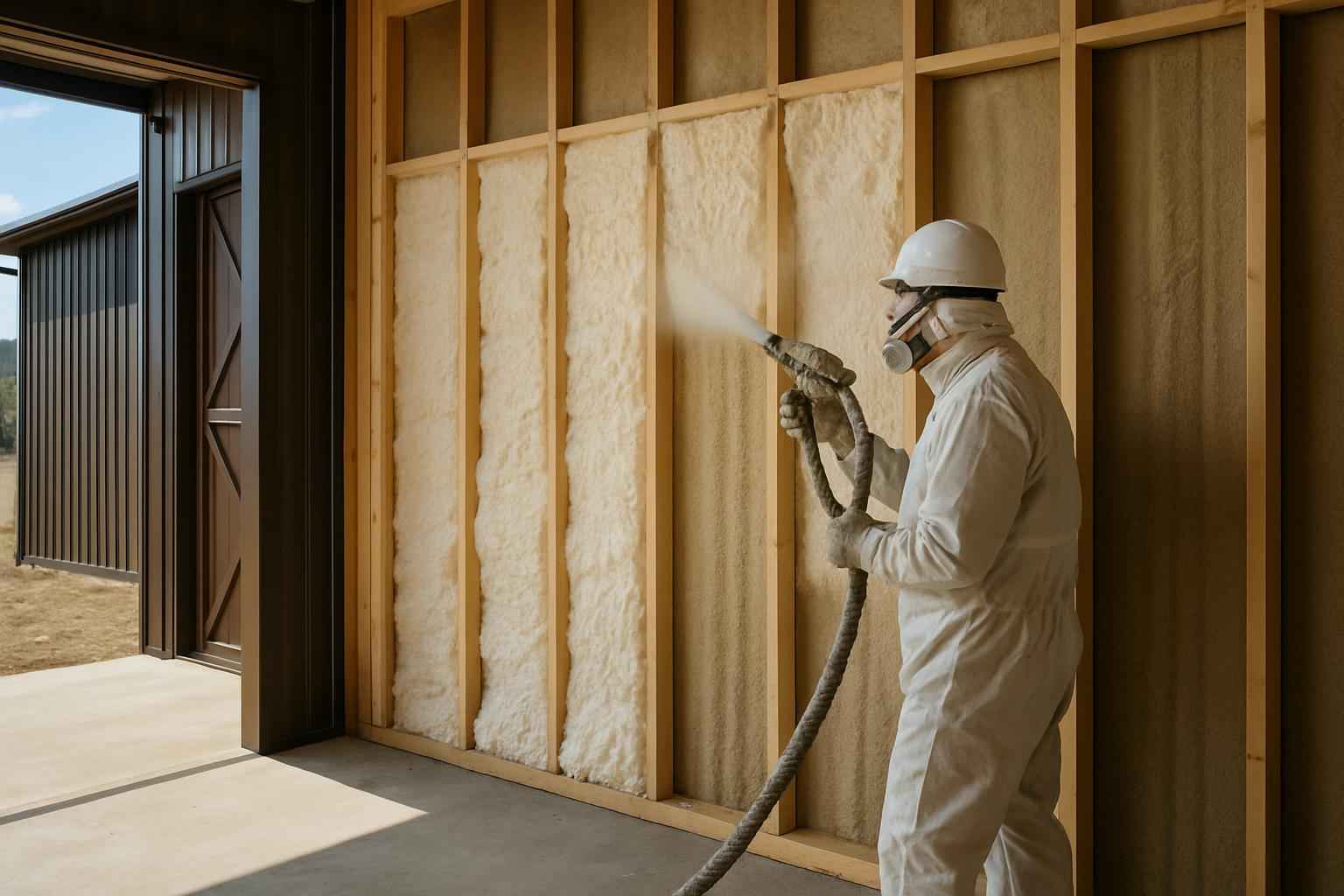 Barndominium Wall Insulation Service in Sisterdale TX