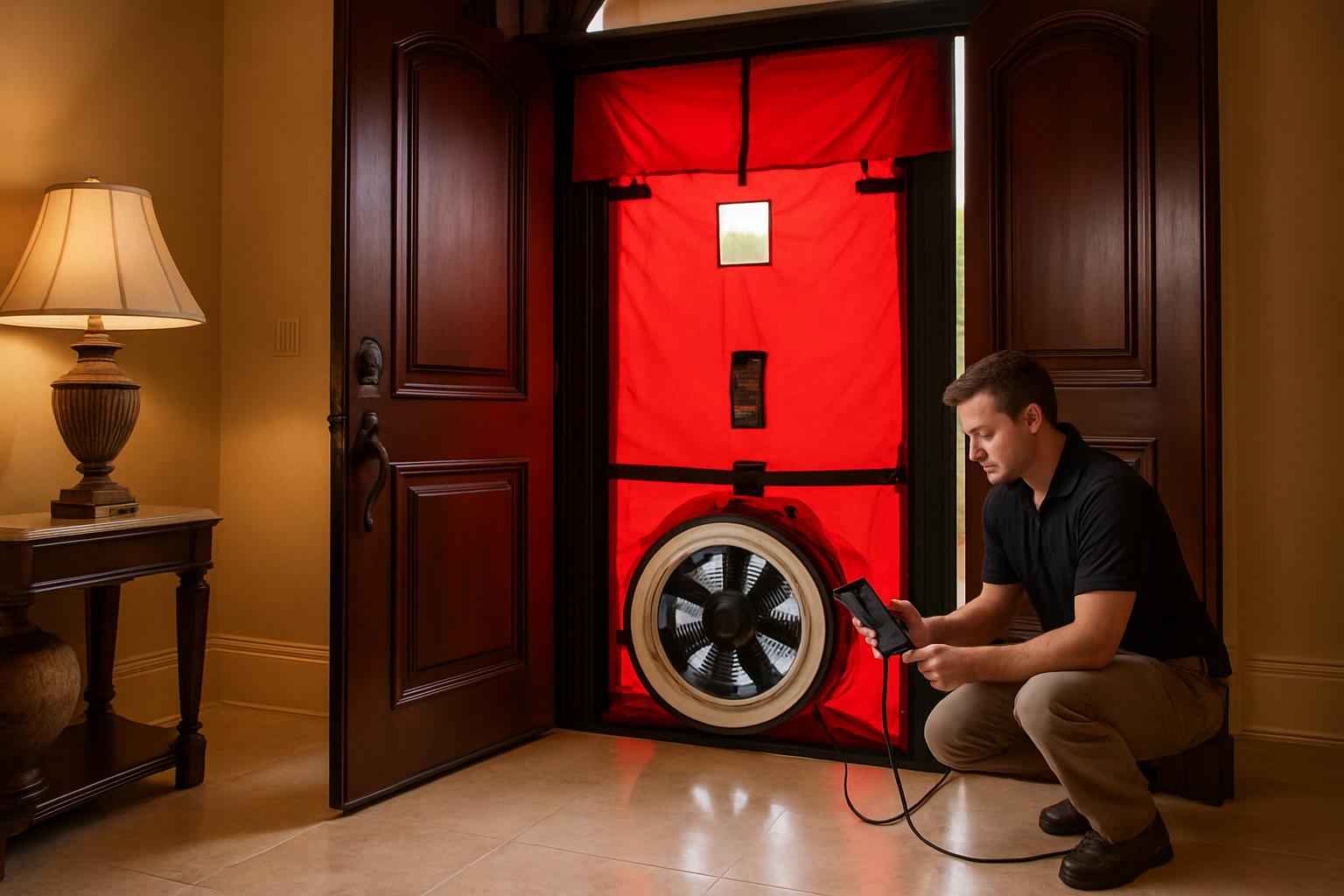 Blower Door Leak Seal Service in Center Point TX