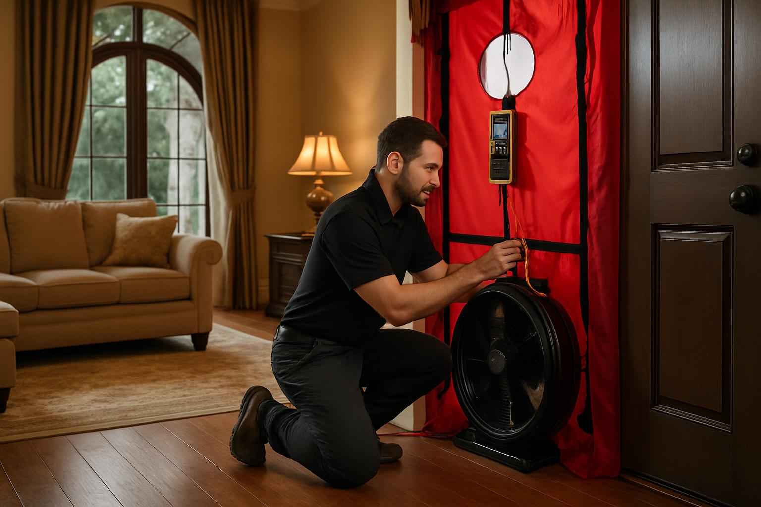 Blower Door Leak Seal Service in Doss TX