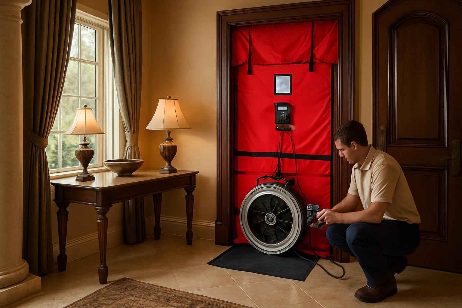 Blower Door Leak Seal Service in Ingram TX