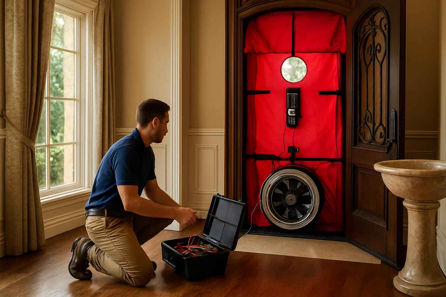 Blower Door Leak Seal Service in Johnson City TX