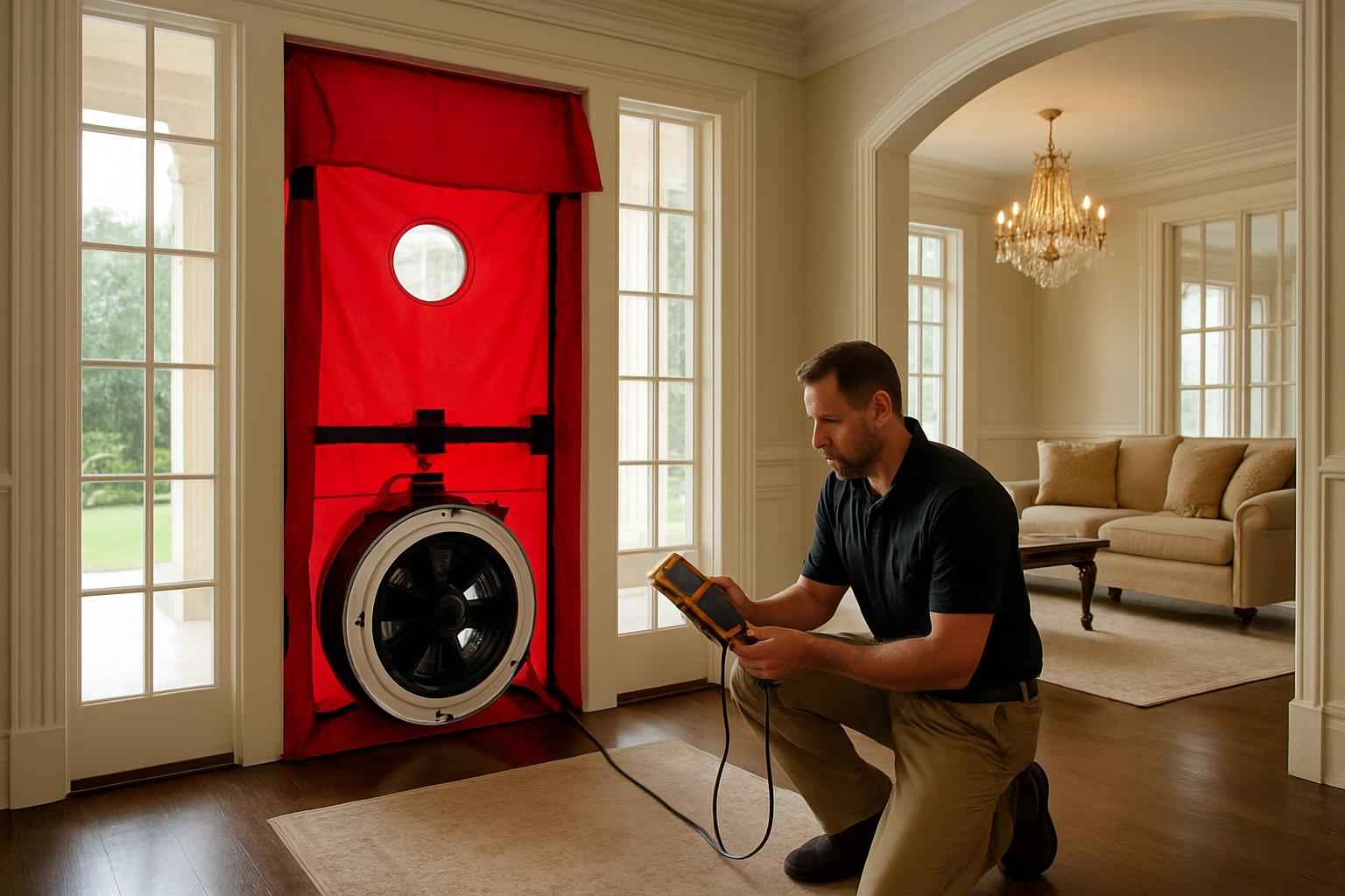 Blower Door Leak Seal Service in Kerrville TX