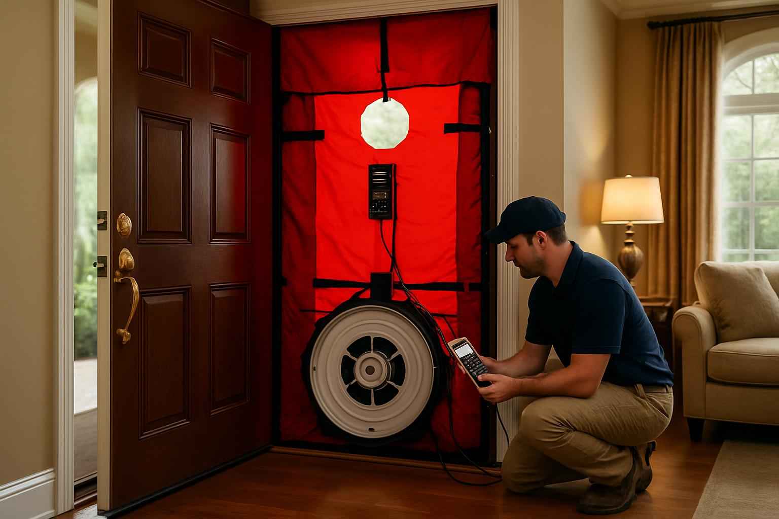 Blower Door Leak Seal Service in Waring TX