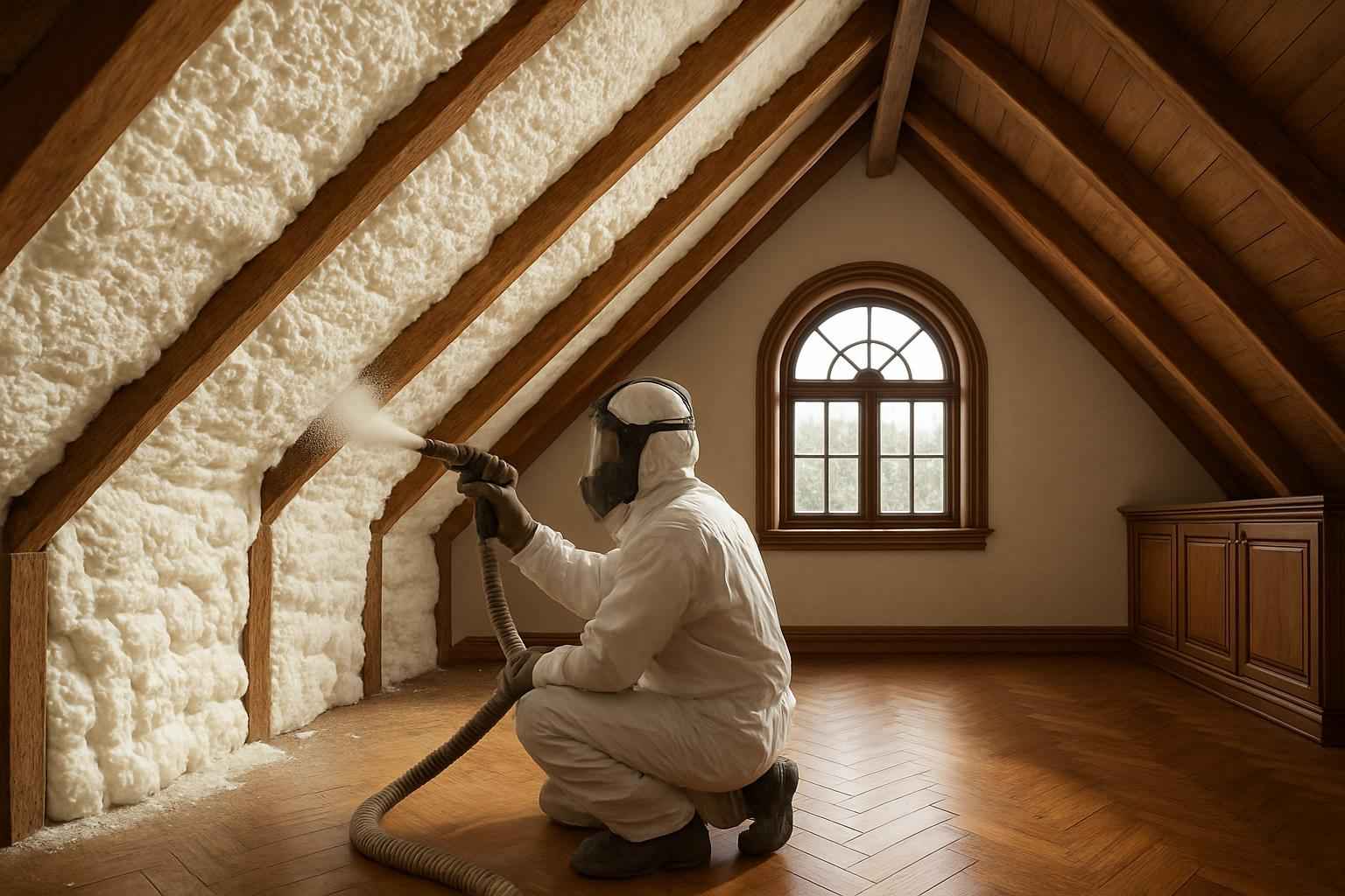 Closed Cell Attic Insulation in Center Point TX