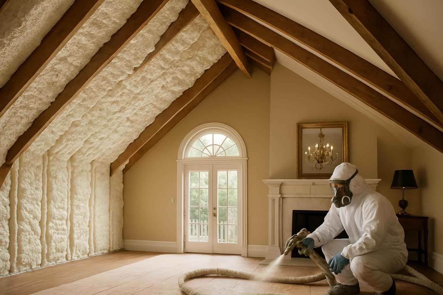 Closed Cell Attic Insulation in Comfort TX