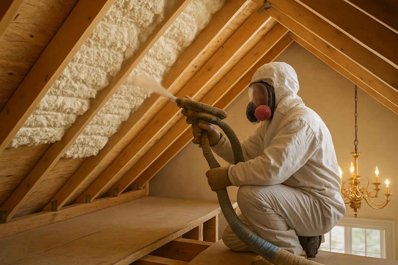 Closed Cell Attic Insulation in Doss TX