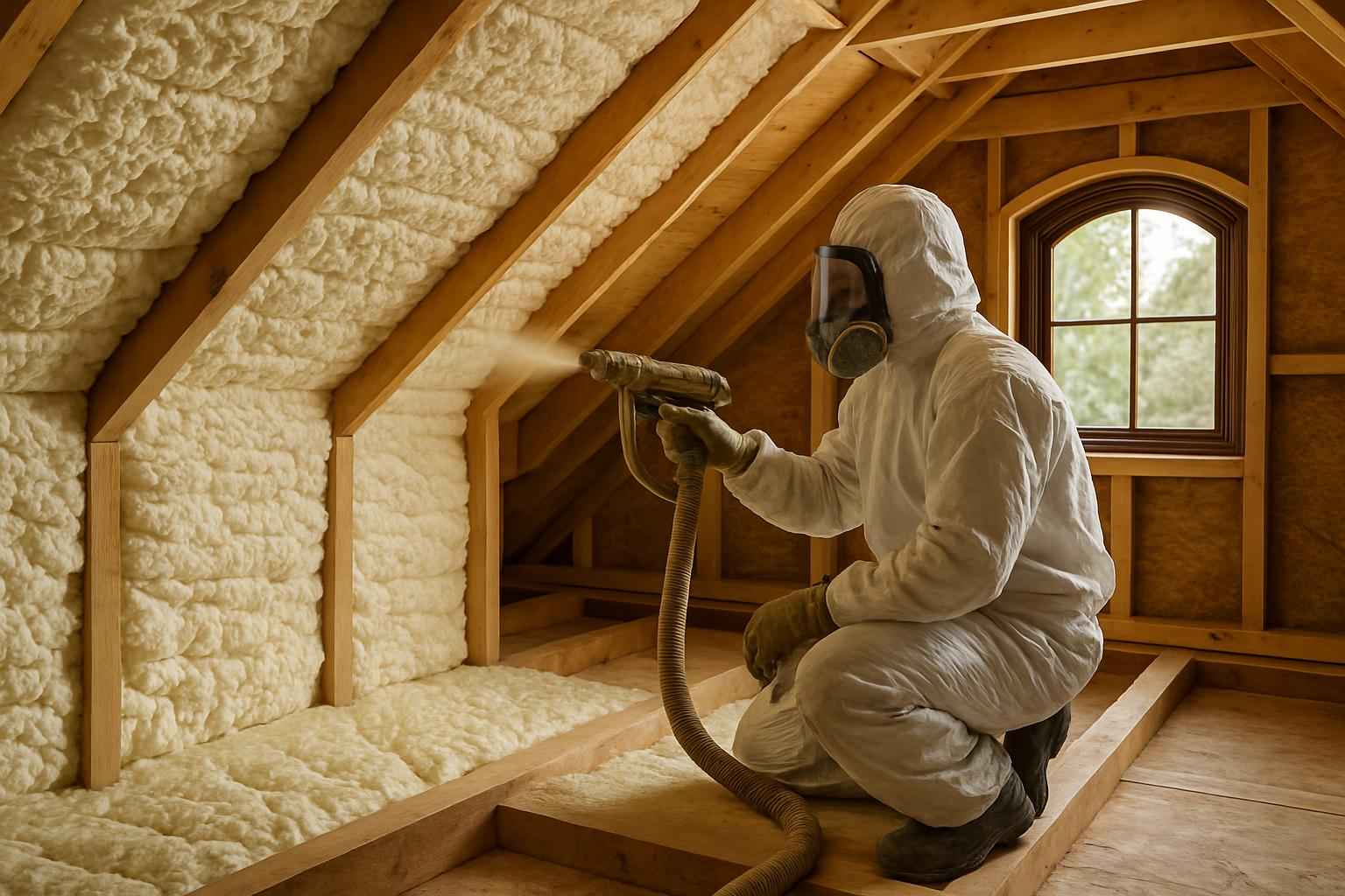 Closed Cell Attic Insulation in Kendalia TX