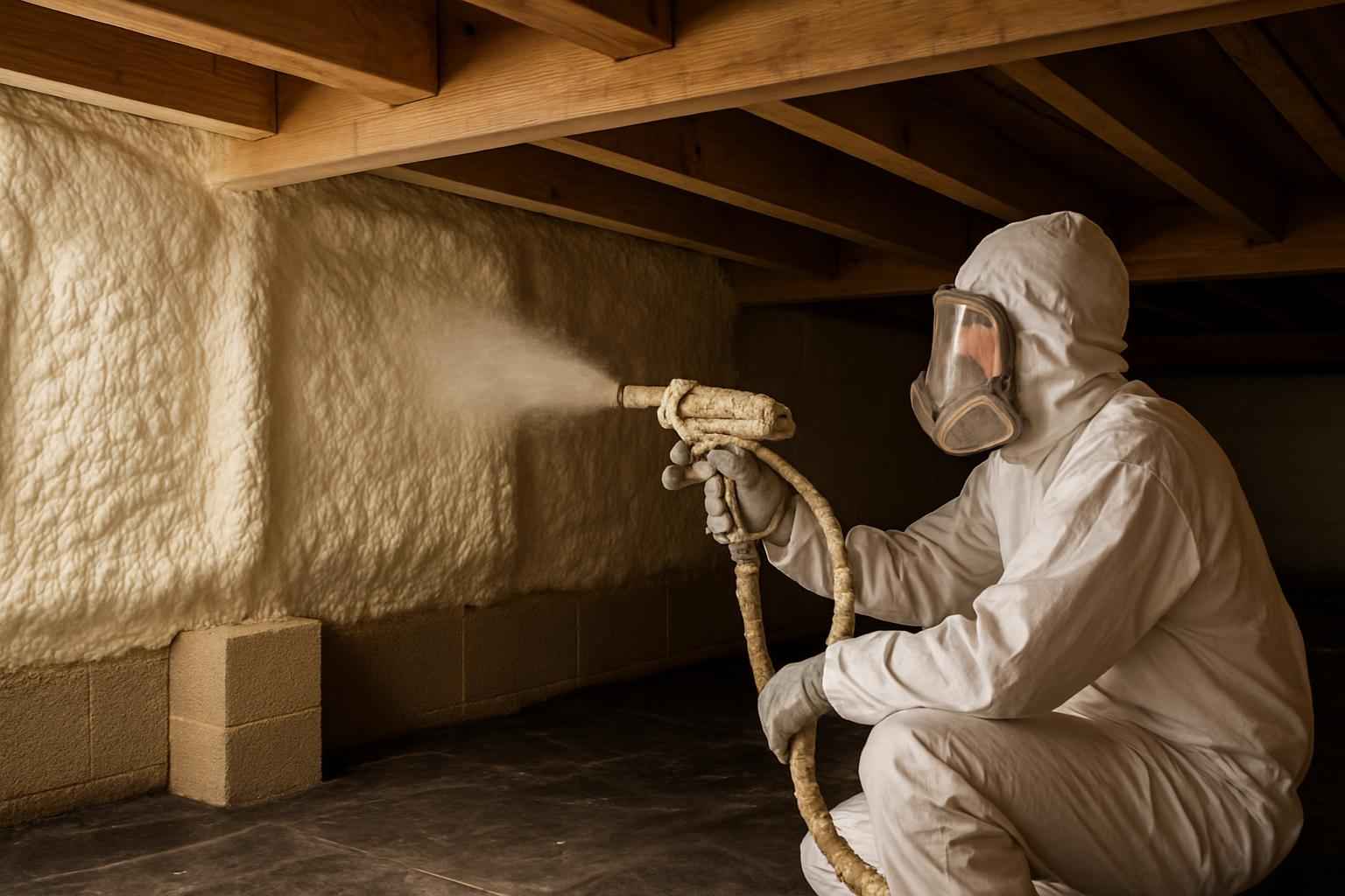 Closed Cell Crawl Space Insulation in Harper TX