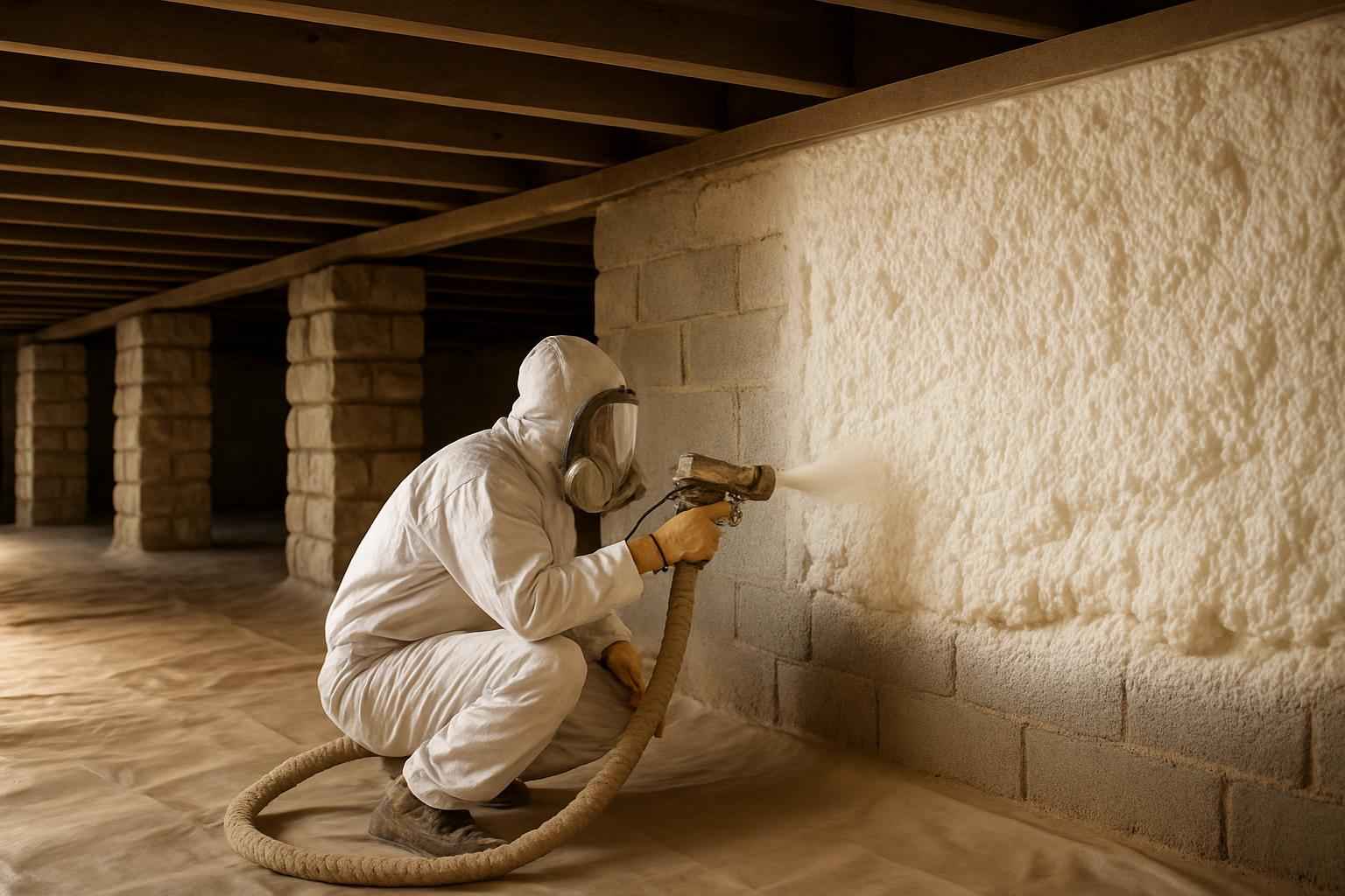 Closed Cell Crawl Space Insulation in Johnson City TX