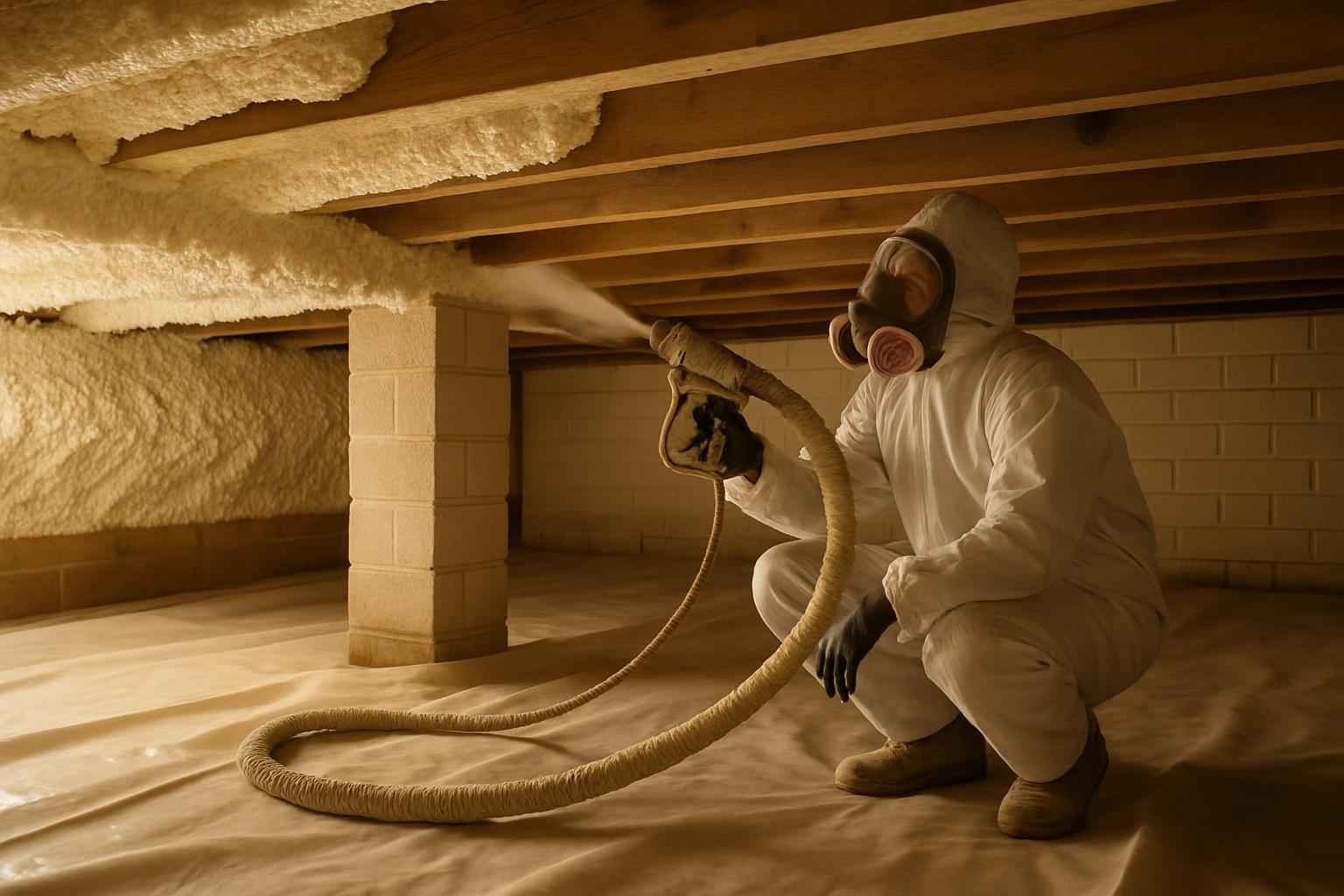 Closed Cell Crawl Space Insulation in Kerrville TX
