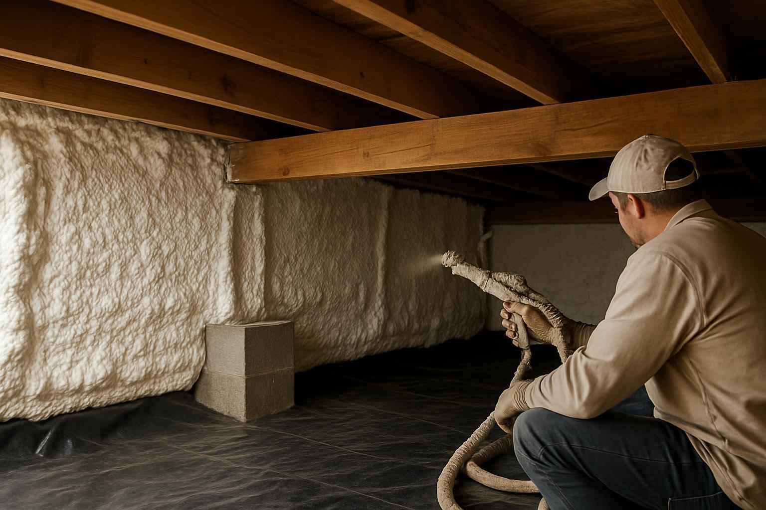 Closed Cell Crawl Space Insulation in Sisterdale TX