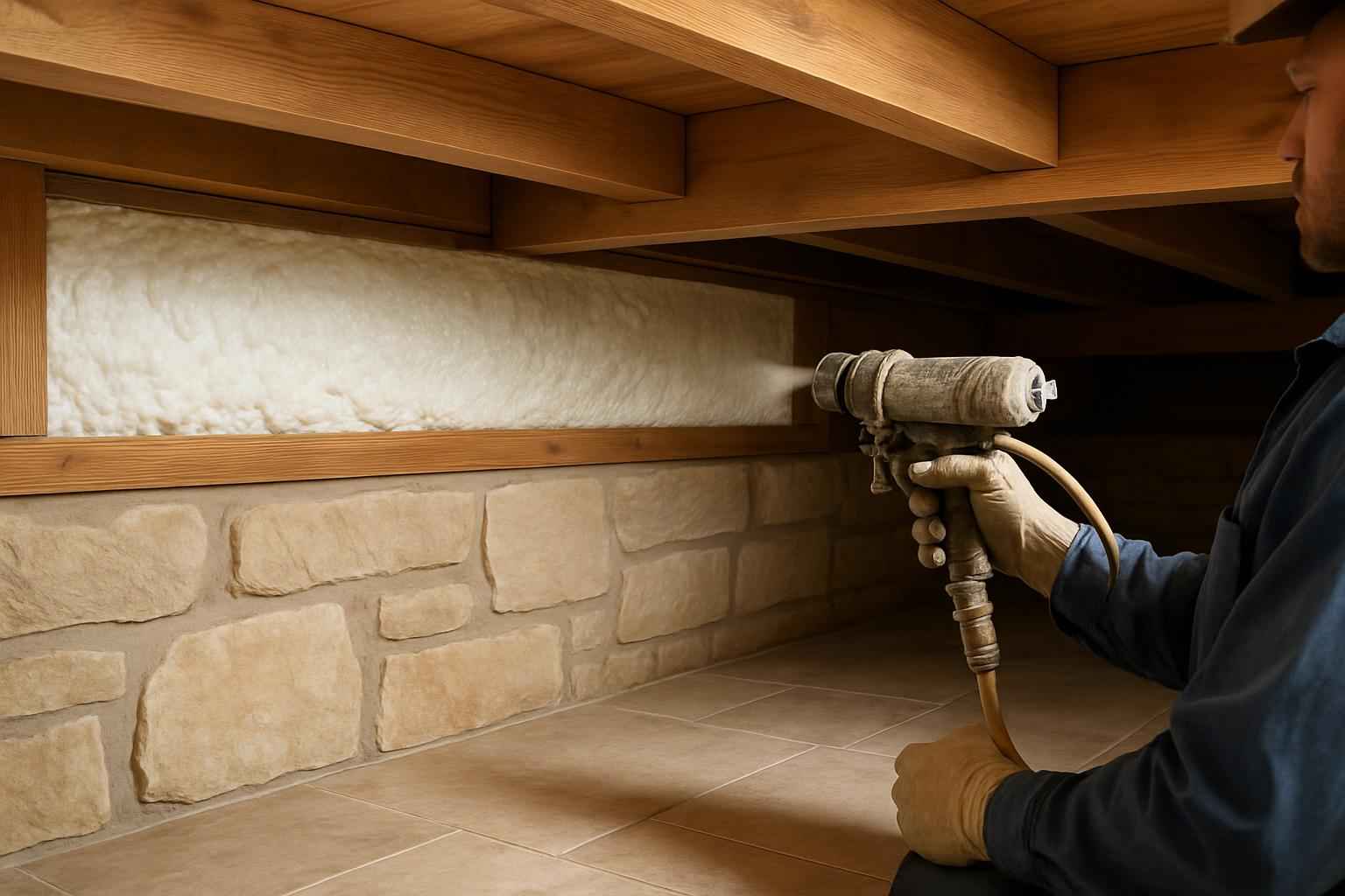 Closed Cell Rim Joist Sealing in Camp Verde TX