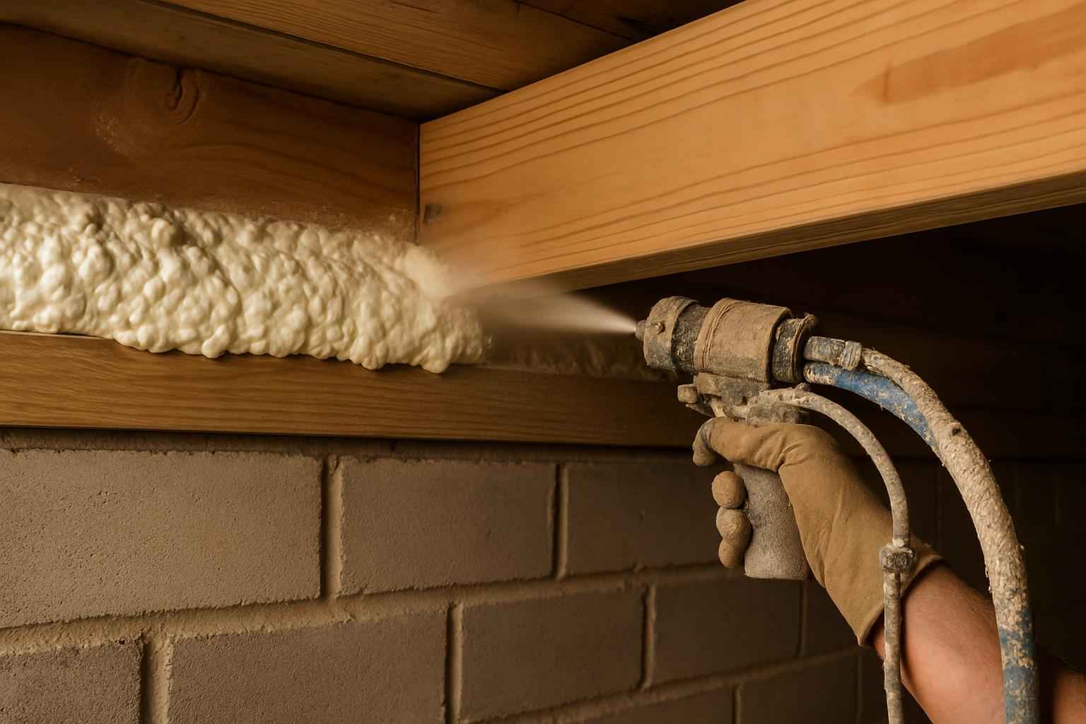 Closed Cell Rim Joist Sealing in Center Point TX