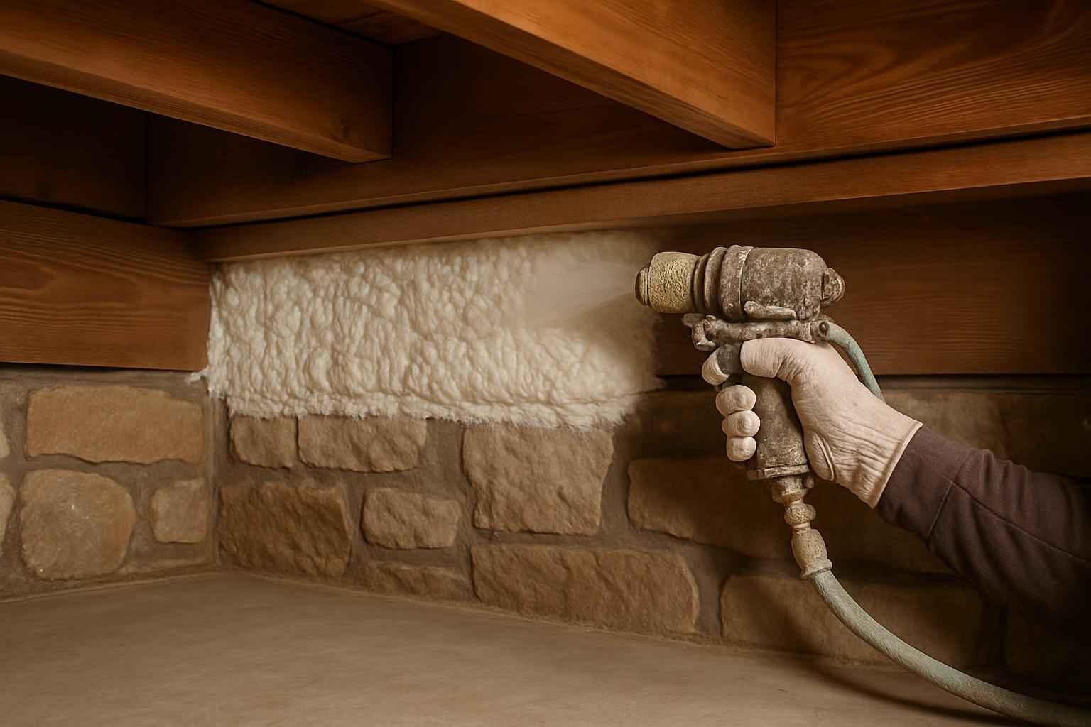 Closed Cell Rim Joist Sealing in Ingram TX