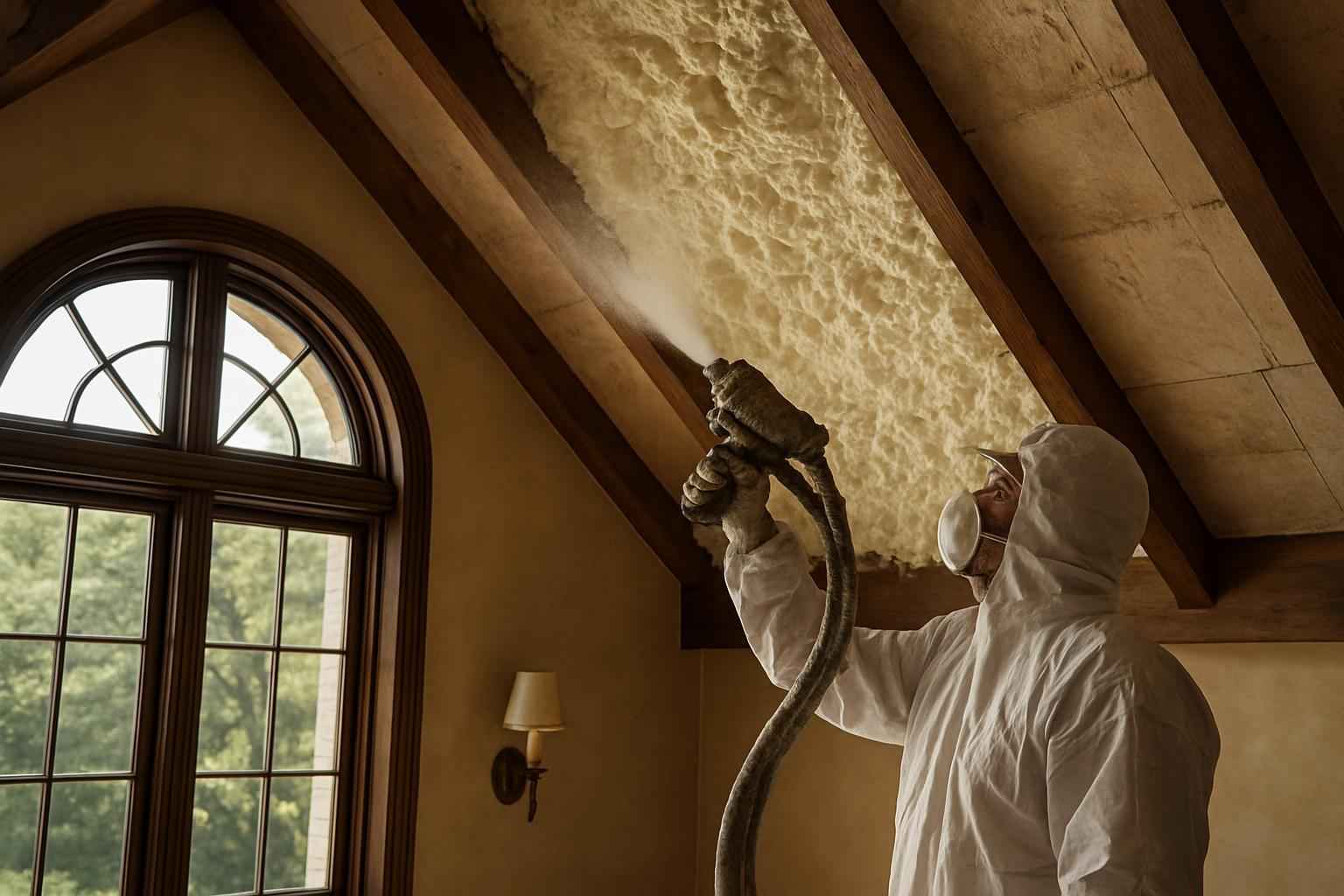 Condensation Control Spray Foam in Center Point TX