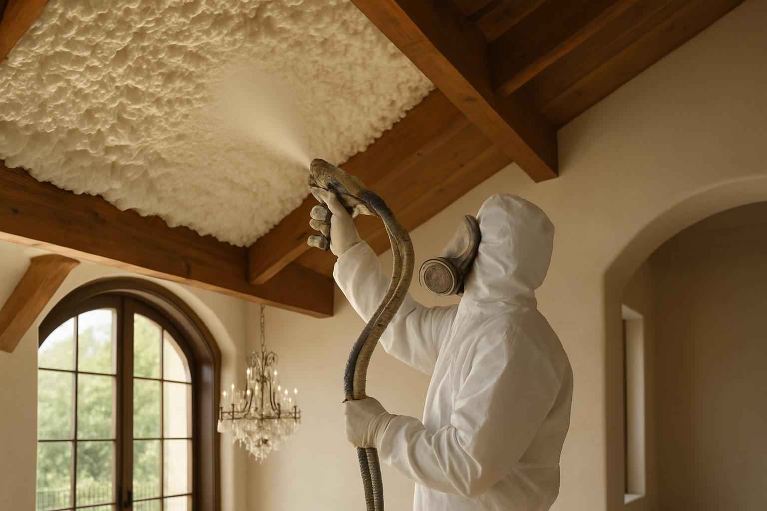 Condensation Control Spray Foam in Sisterdale TX