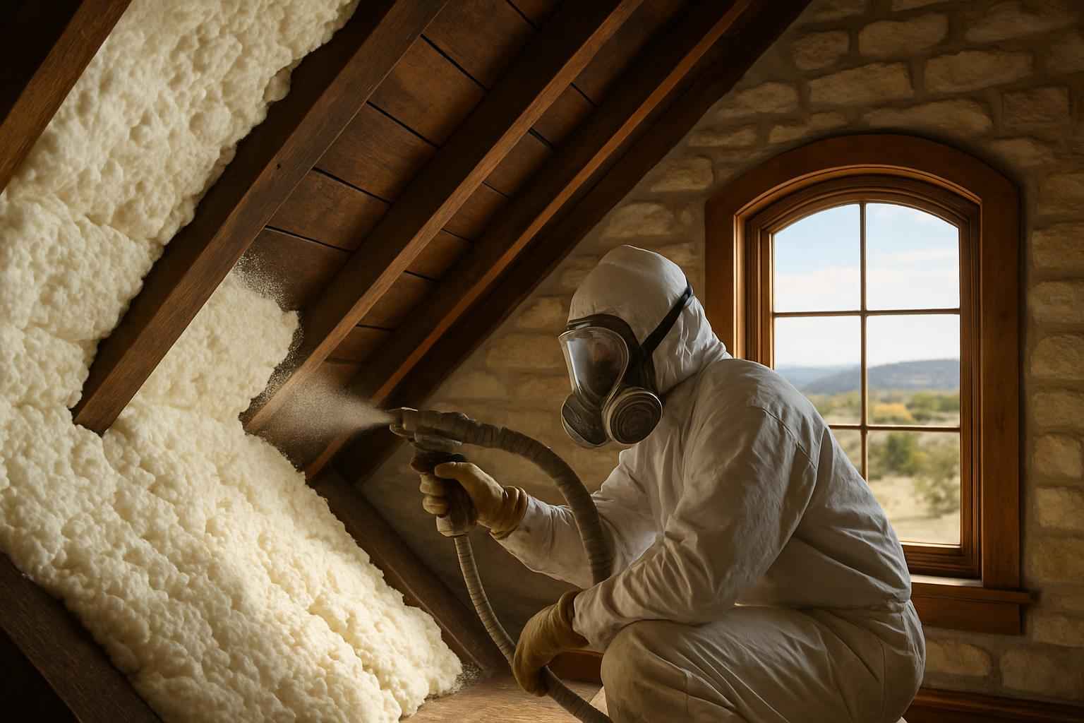 Condensation Control Spray Foam in Waring TX