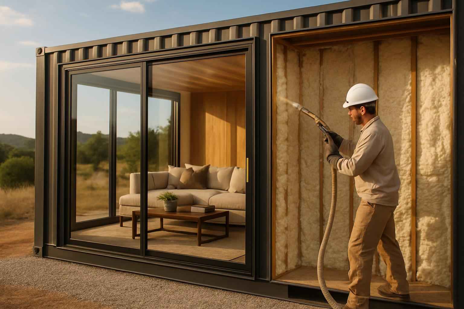 Container Home Insulation Company in Johnson City TX