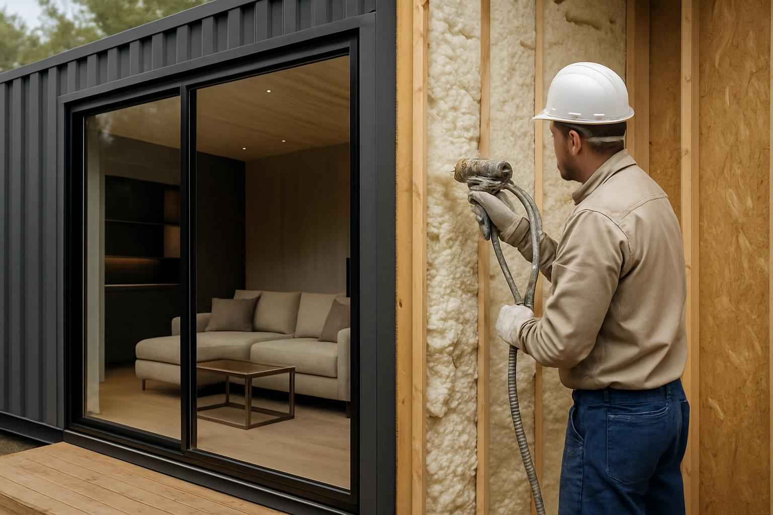 Container Home Insulation Company in Sisterdale TX