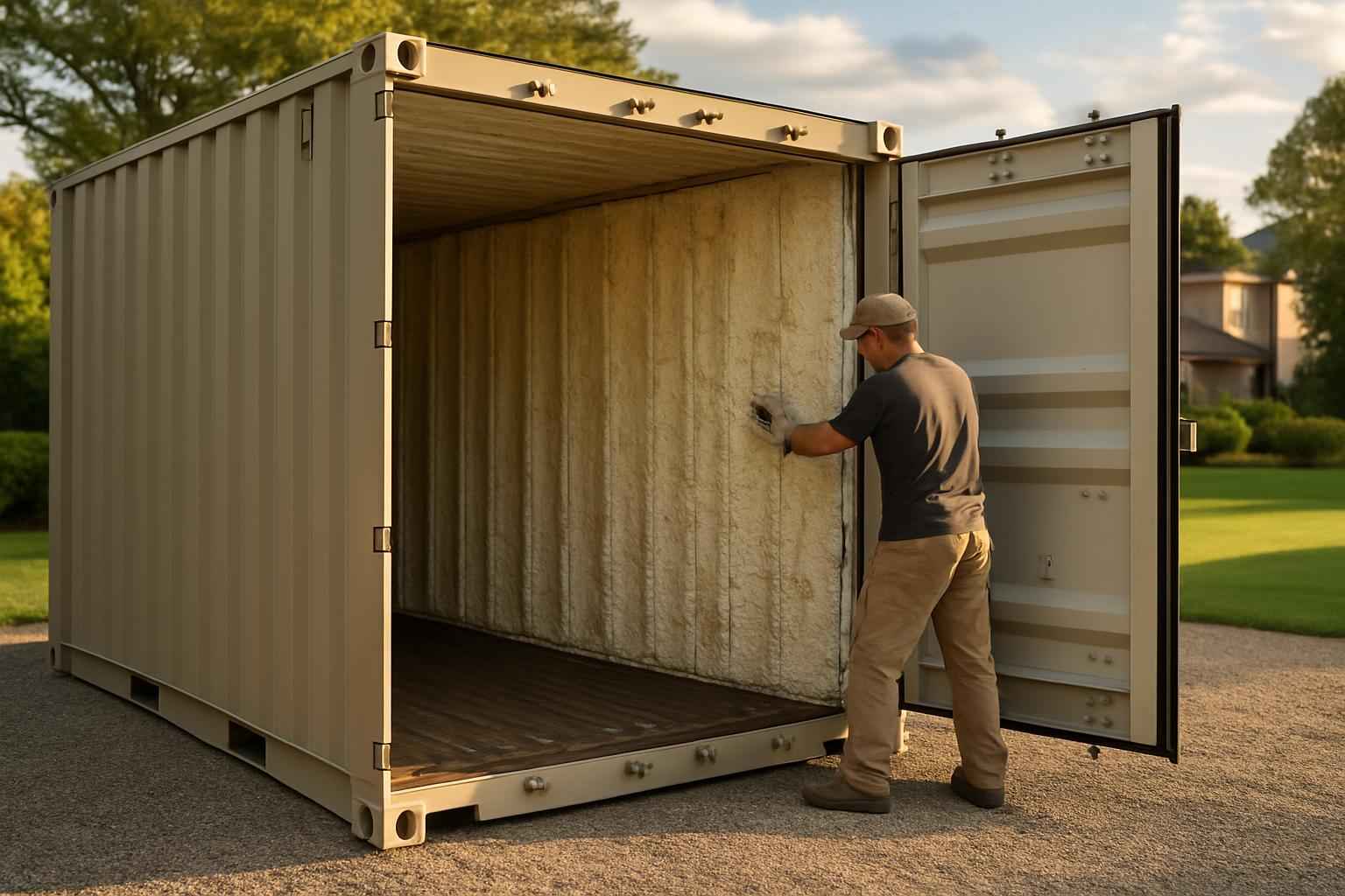 Container Insulation Repair in Center Point TX