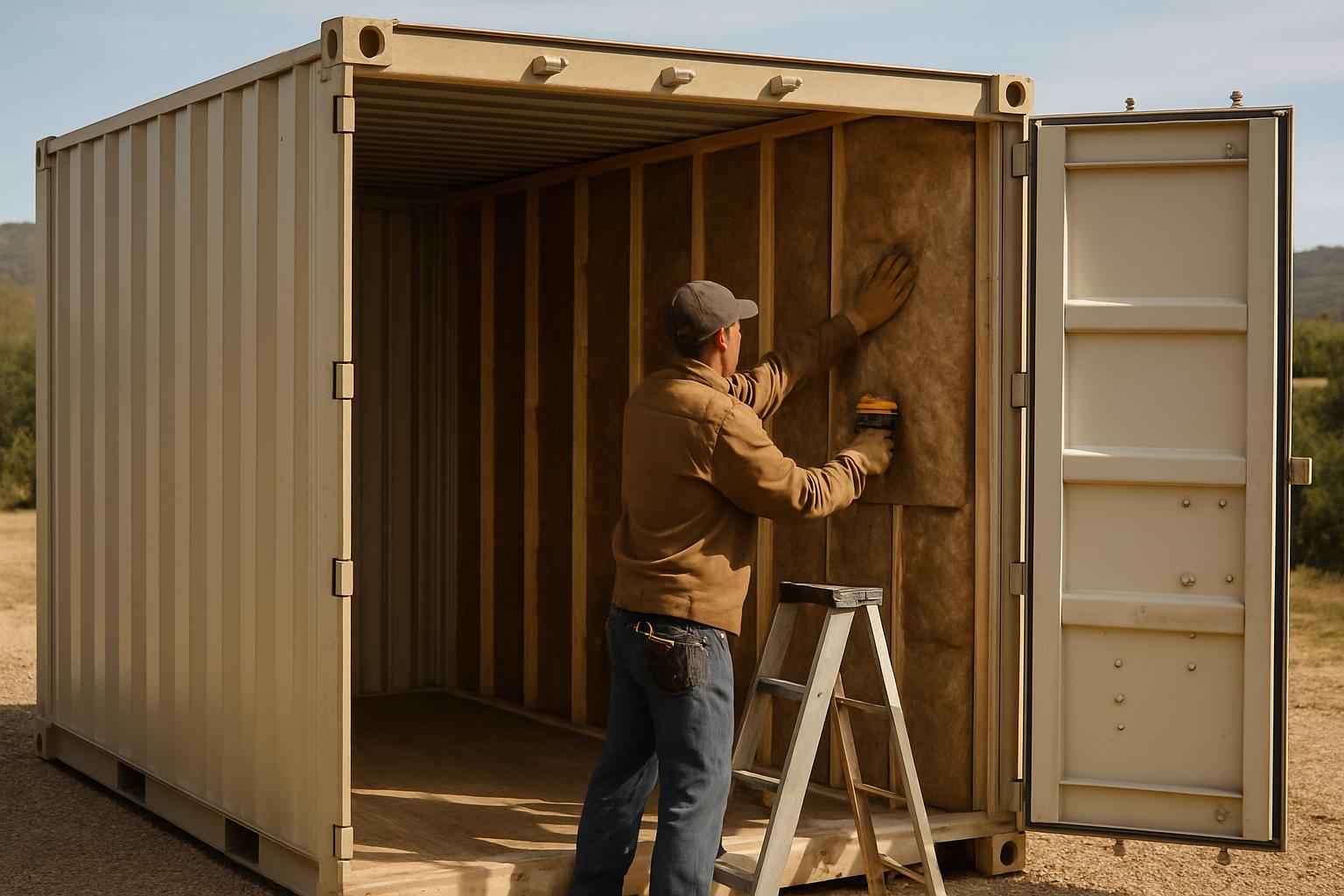 Container Insulation Repair in Ingram TX