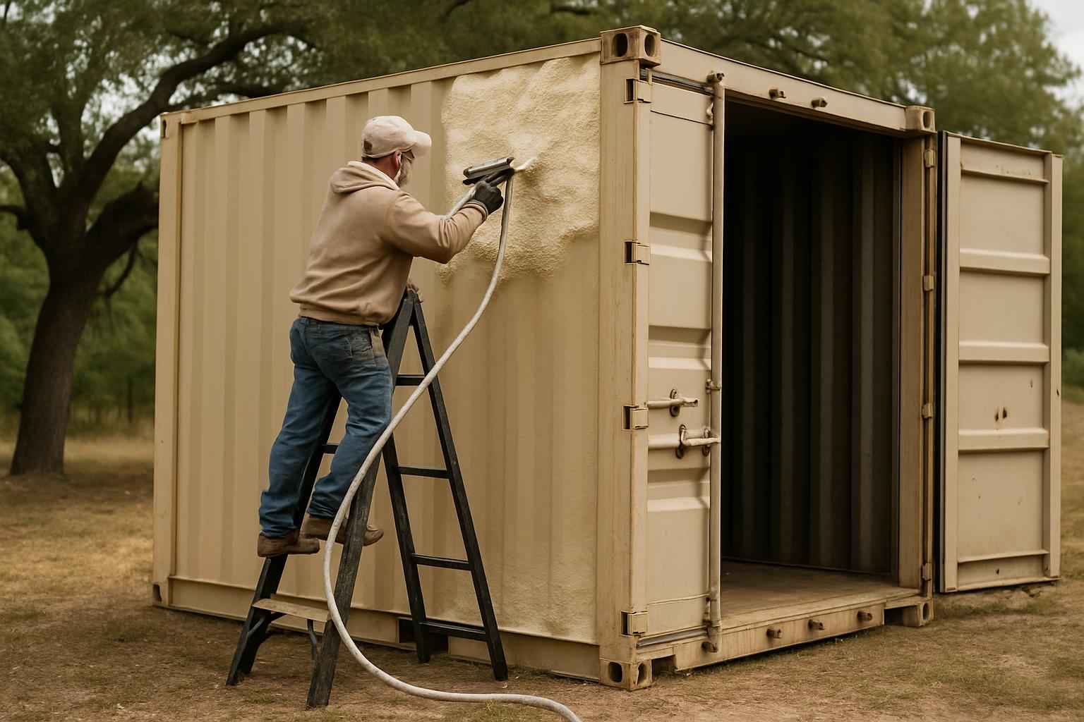 Container Insulation Repair in Sisterdale TX