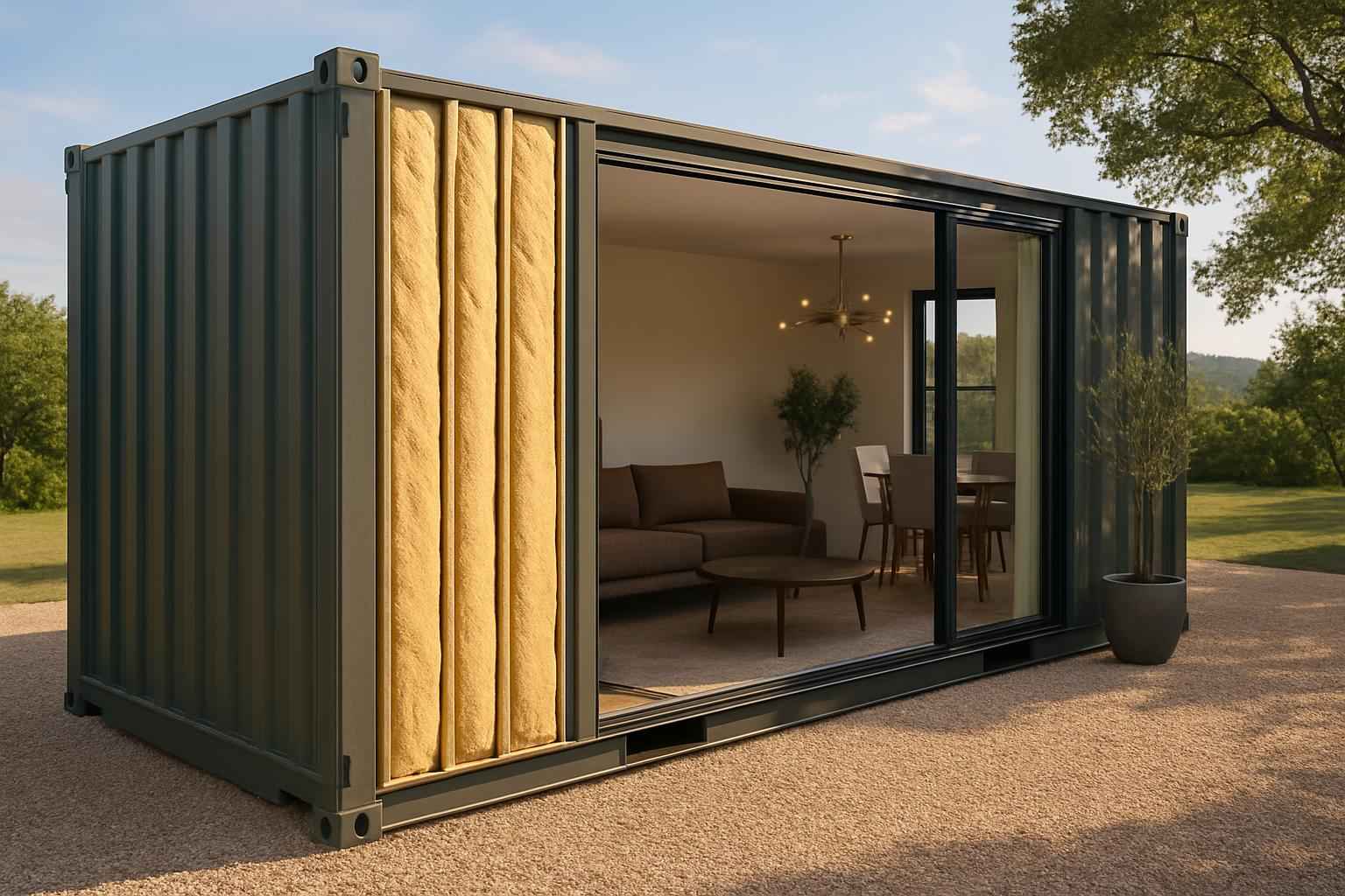 Container Retrofit Insulation in Waring TX