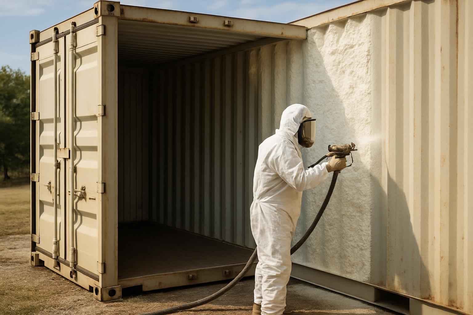 Container Wall Foam Service in Blanco TX