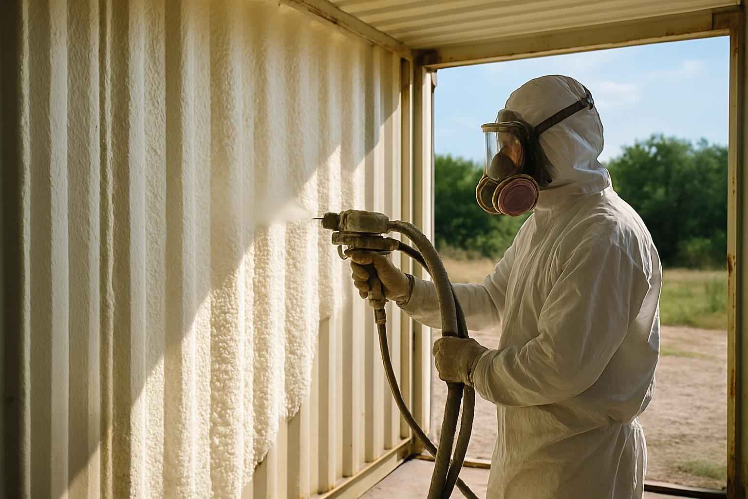 Container Wall Foam Service in Center Point TX