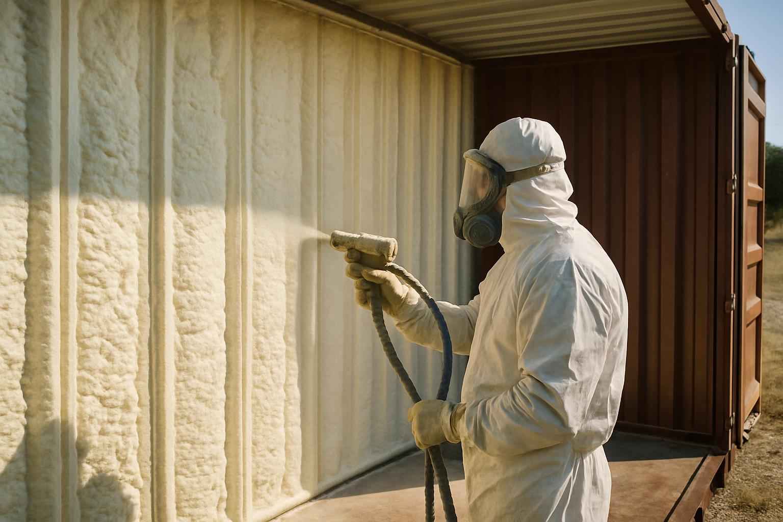 Container Wall Foam Service in Harper TX