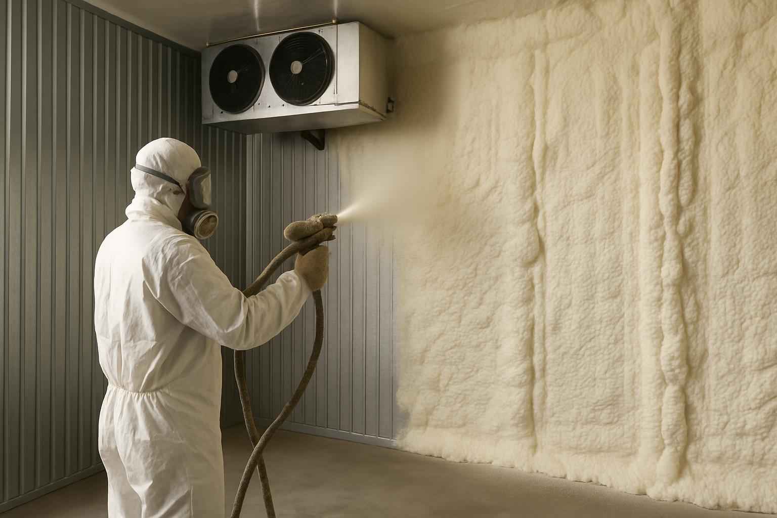 Cooler Freezer Foam Installation in Harper TX