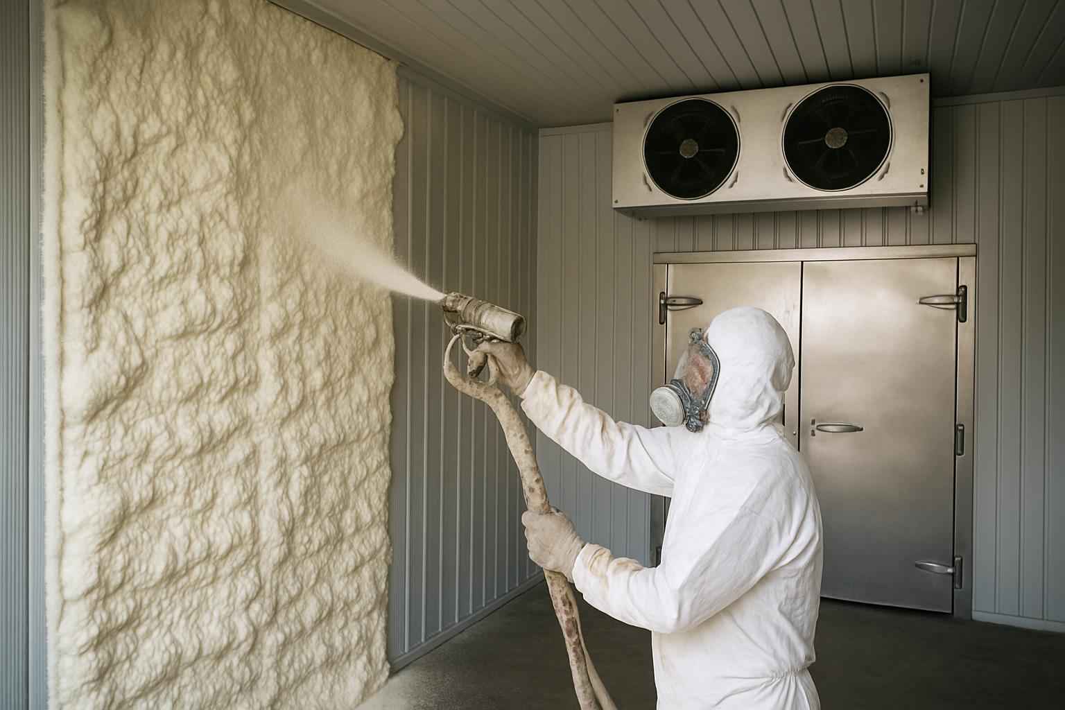 Cooler Freezer Foam Installation in Ingram TX