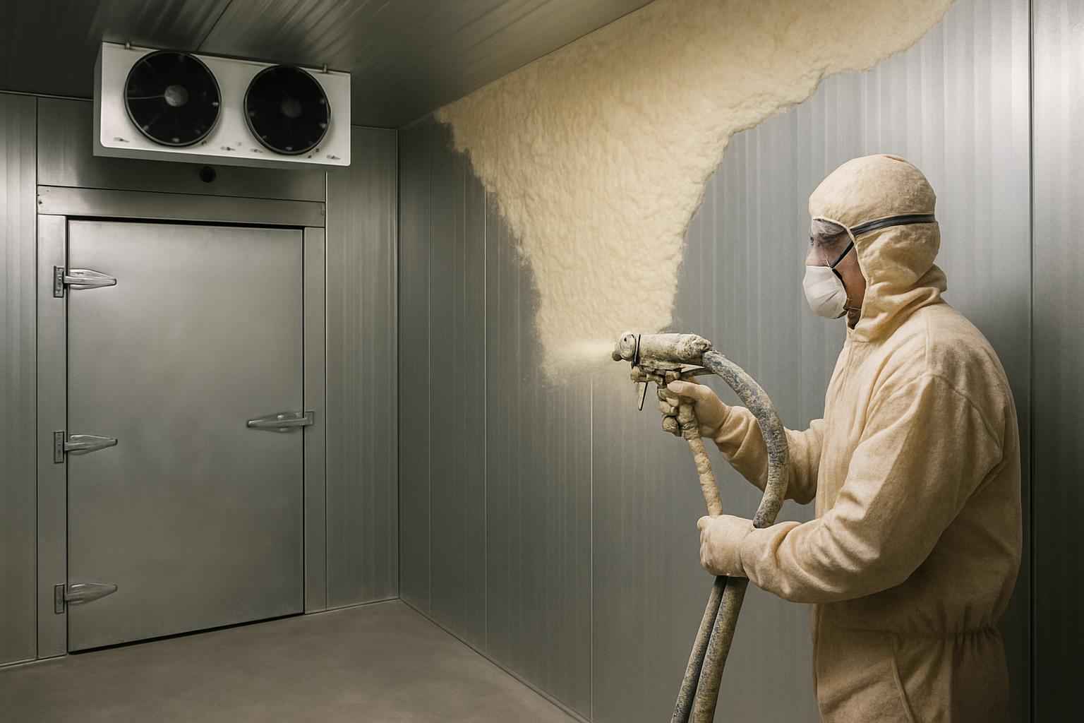 Cooler Freezer Foam Installation in Johnson City TX