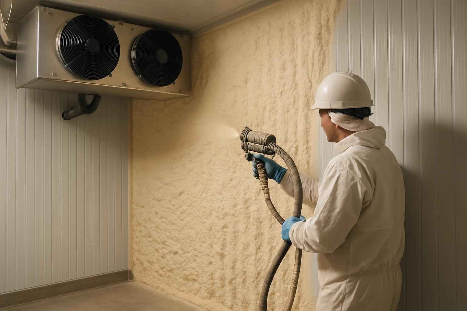 Cooler Freezer Foam Installation in Kerrville TX