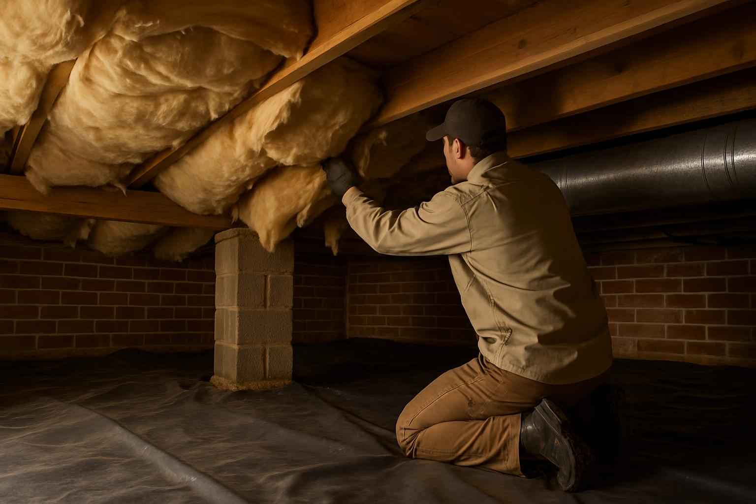 Crawl Space Insulation Repair in Camp Verde TX