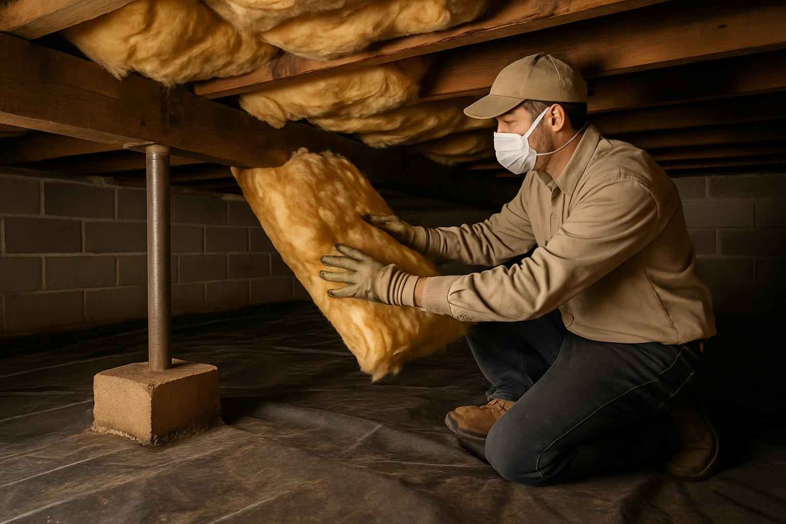 Crawl Space Insulation Repair in Kendalia TX