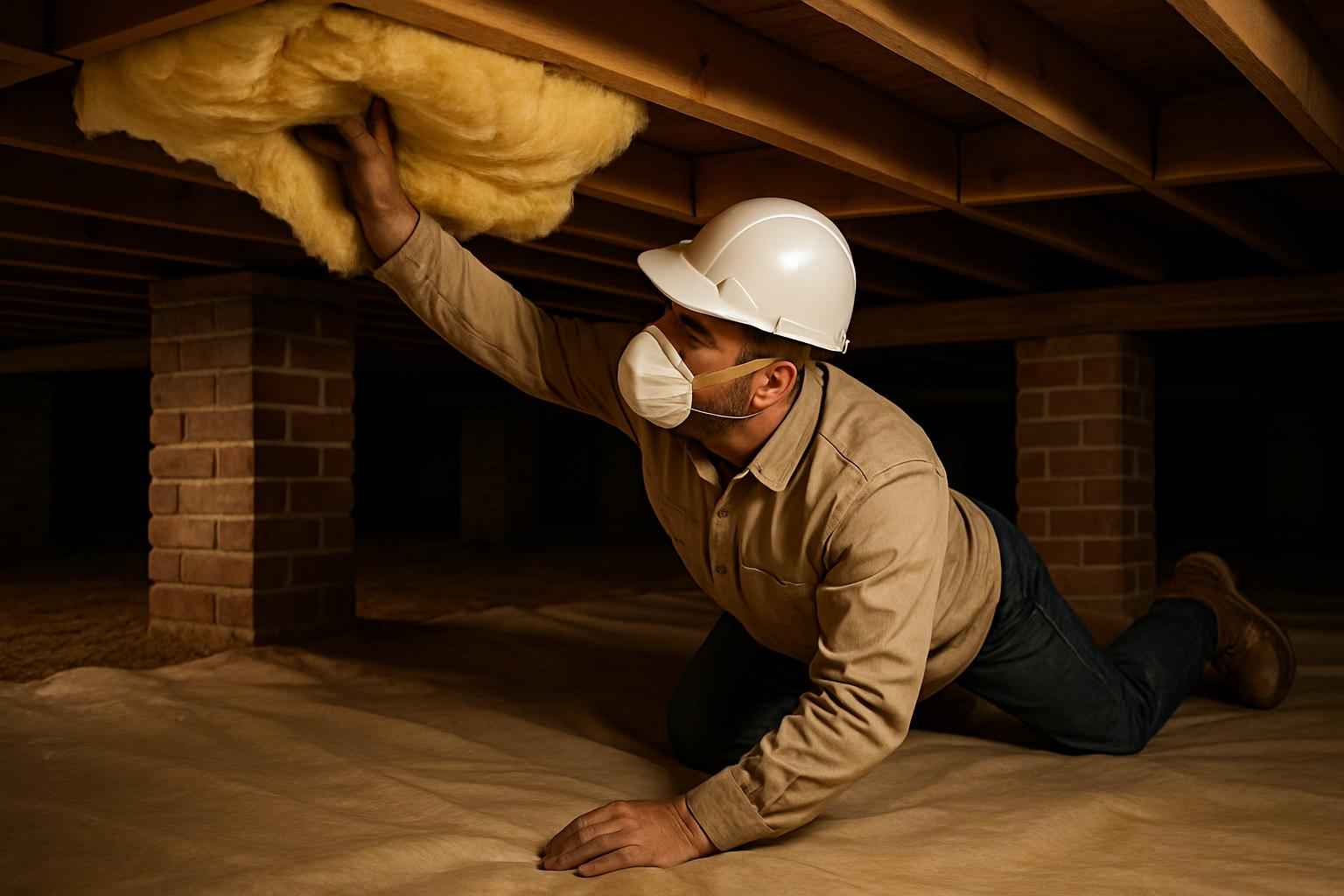 Crawl Space Insulation Repair in Kerrville TX