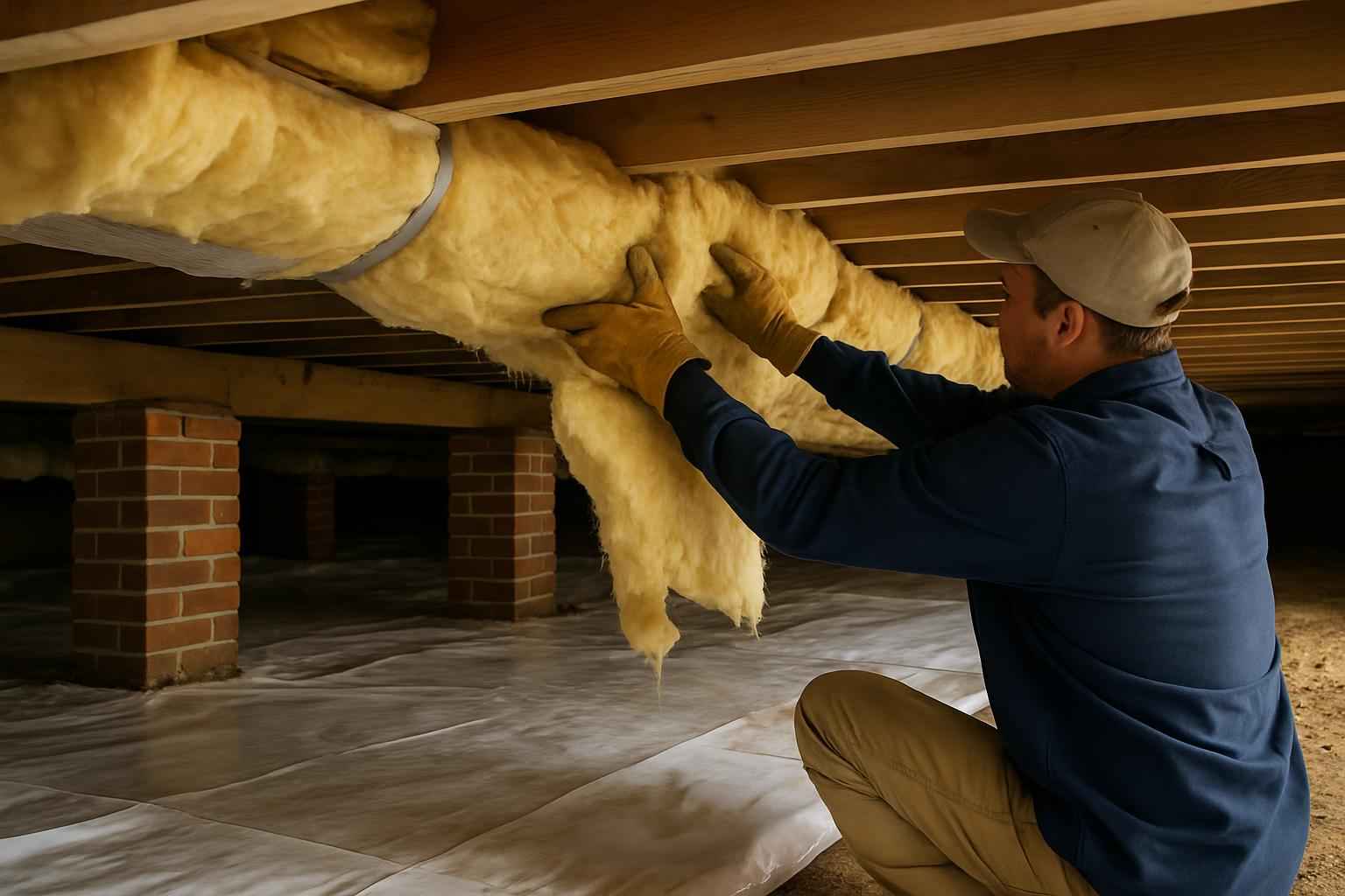 Crawl Space Insulation Repair in Sisterdale TX