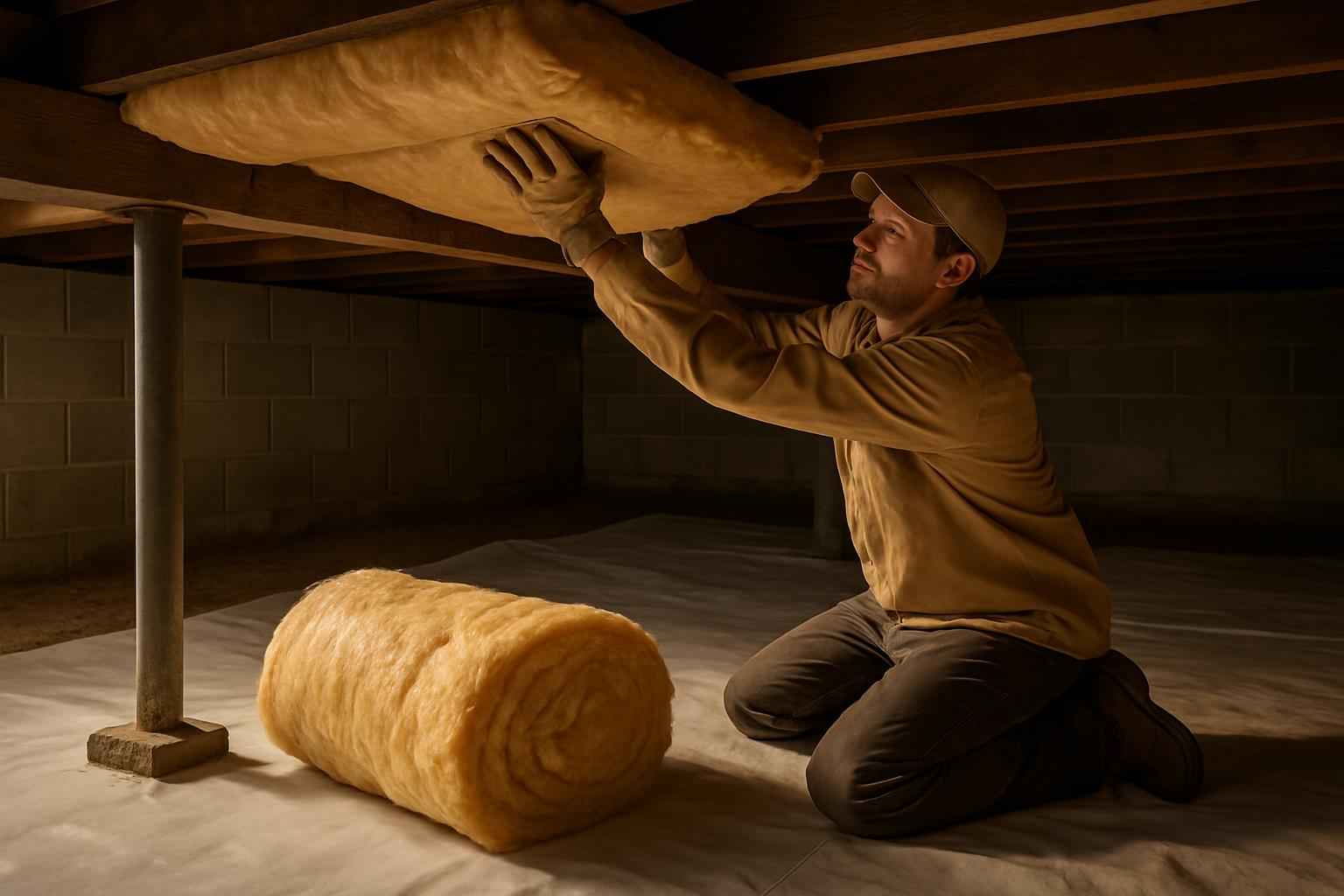 Crawl Space Insulation Replacement in Center Point TX