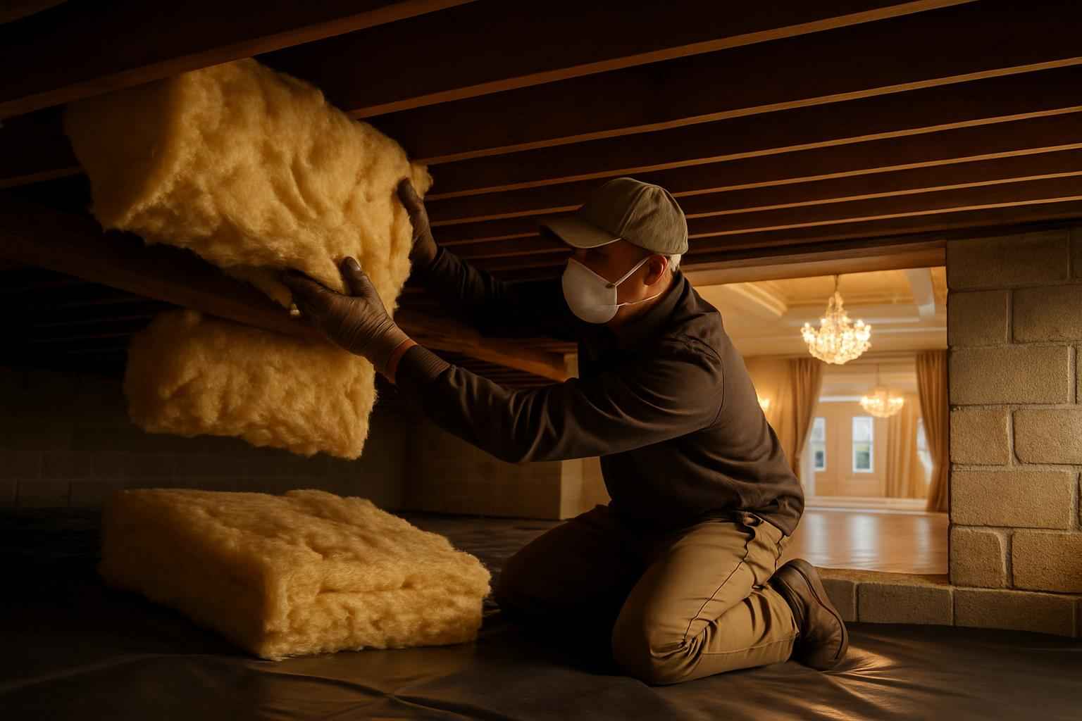 Crawl Space Insulation Replacement in Doss TX