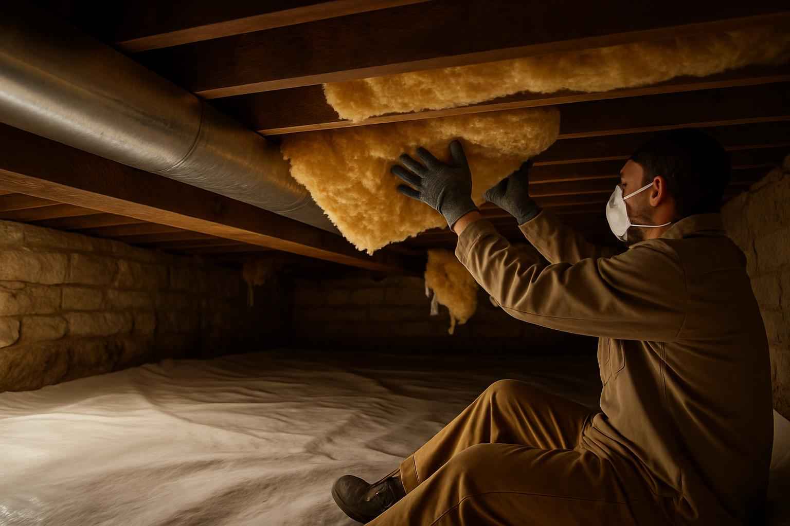 Crawl Space Insulation Replacement in Harper TX