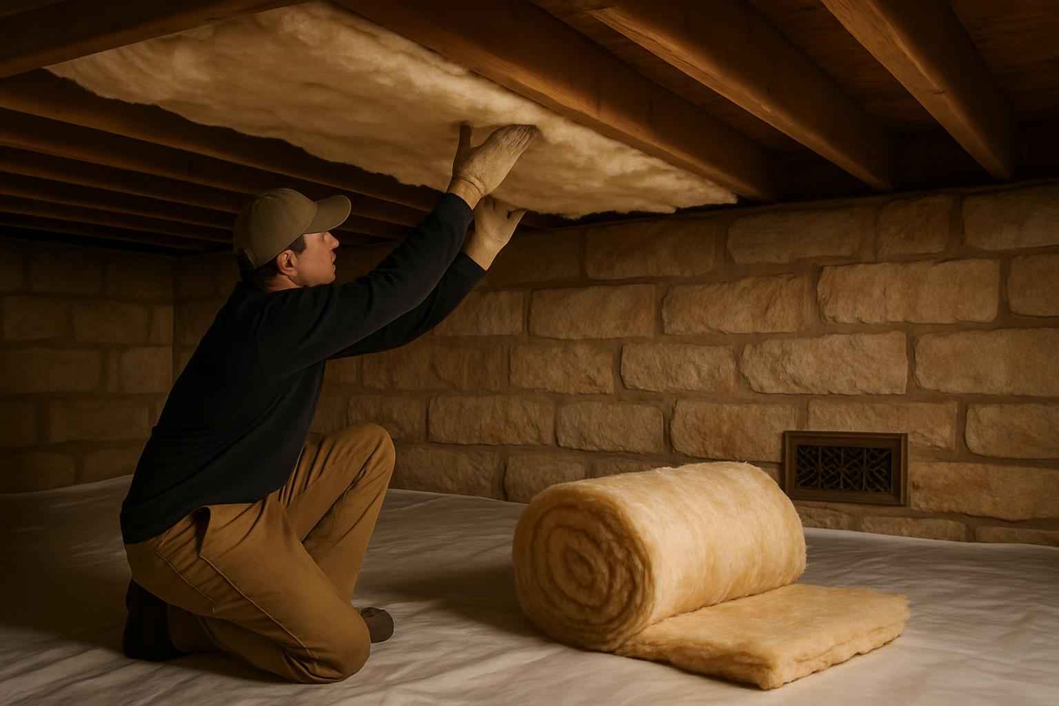 Crawl Space Insulation Replacement in Ingram TX